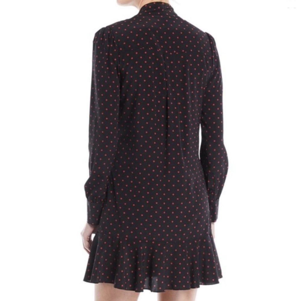 Veronica Beard Linley Tie Neck Long Sleeve Mini Dress Tunic Long Top Size 4 - Picture 3 of 17